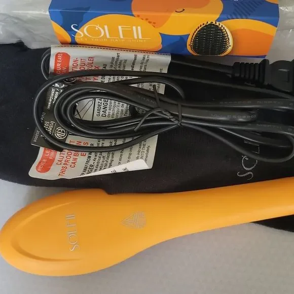 SOLEIL HAIR TOOLS Mini Heat Brush - Apricot - Picture 7 of 7